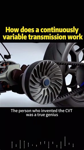 How does a continuously variable transmission work #knowledge #science