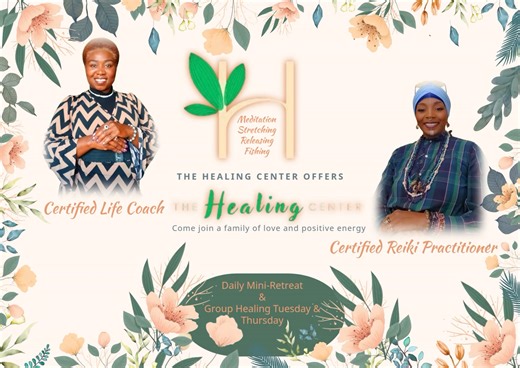 https://calendly.com/raymorecenterforhealing/reiki (REIKI) https://calendly.com/raymorecenterforhealing/new-meeting (LIFE COACH) https://calendly.com/raymorecenterforhealing/leaving-an-inheritance (GROUP HEALING) https://calendly.com/raymorecenterforhealing/30min (MINI-RETREAT) 🌿 Welcome to The Healing Center 🌿 Take a moment to pour back into yourself — body, mind, and spirit. Here’s how you can join our healing experiences: ✨ Mini-Retreats – $25 per person Enjoy 1 hour of deep relaxation thro