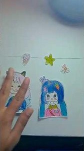 How to make paper sticker 💗🫶🏻 #cute #sticker 👀