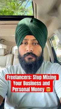 Freelancers: Stop Mixing Business & Personal Money (Do This Instead!)