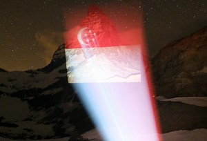 Switzerland projects Singapore flag onto iconic mountain peak as a message of solidarity