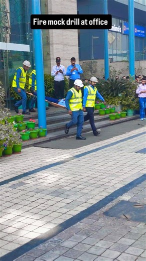 Shravan_Sangwan on Instagram: "Fire mock drill.... #firemockdrill #firemockdrill🔥🚒🧯 #corporate"
