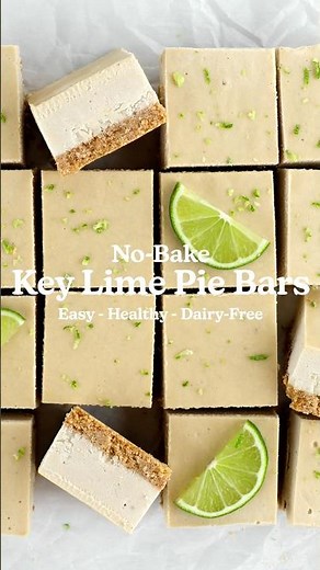 No-Bake Key Lime Pie Bars! 🍋‍🟩