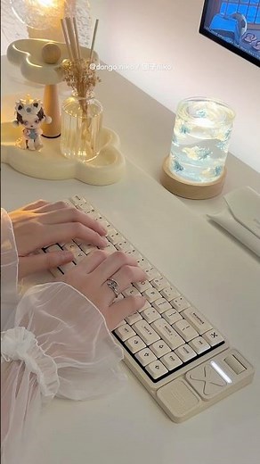 creamy heaven 🍨 IQUNIX Magi65 Pro aluminum low-profile jeyboard (link in bio) #keyboard #unboxing