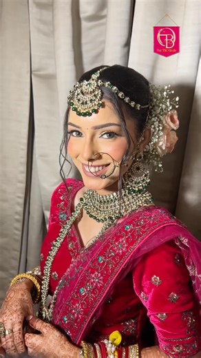 Real bride! For bookings 8828125535 #bridalmakeup #bridalmua #makeupartistindia #mumbaimua #mumbai