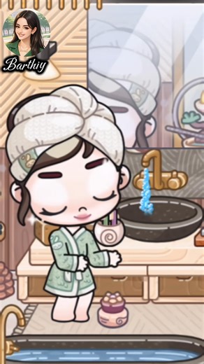 free Bathroom tour 🧖🏻‍♀️🦢✨#pazu #avatarworld #avatarworldgame