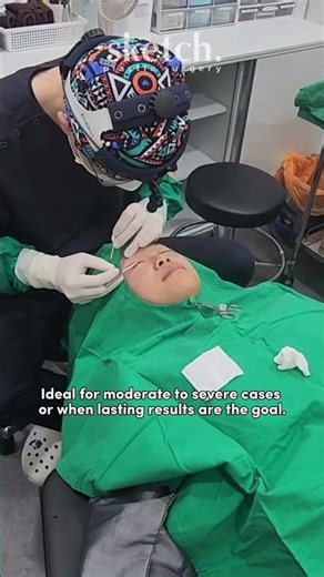 Performed under local or twilight anesthesia | Sketch Plastic Surgey #shorts