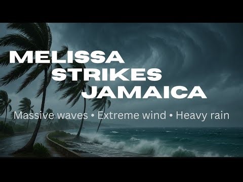 Hurricane Wind & Rain Sounds for Sleep | Storm Ambience from Jamaica Coast