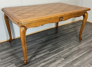 Dining Table Vintage French Louis XVI Carved Oak Extendable Table LOT 4581 - Etsy UK