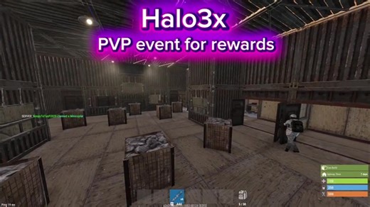 Tap into Halo!! .gg/Halo3x #halo3x #consolerust #rust