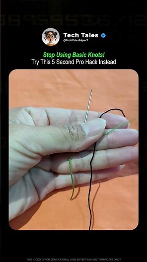 This Is The Fastest Way to Thread A Needle