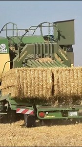 28K views · 333 reactions | Meet the ultimate truck sidekick! 藍 This straw baler helps farmers collect and bundle straw with ease, making their job more efficient and productive✅ | Big Machines | Facebook