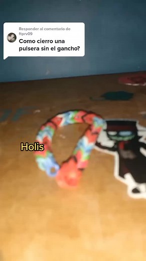 Responder a @ftprv09 Tutorial para amarrar pulserita de liga sin gancho:) #pulseradeligas #fyp #pulserita #tutorial