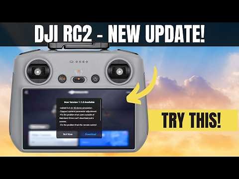 Installing & Testing The DJI RC2 Update - NEW Simulator!