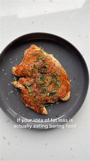 High protein chicken parmigiana with 60g protein under 380kcals 😍 (protein with Parth) #shorts