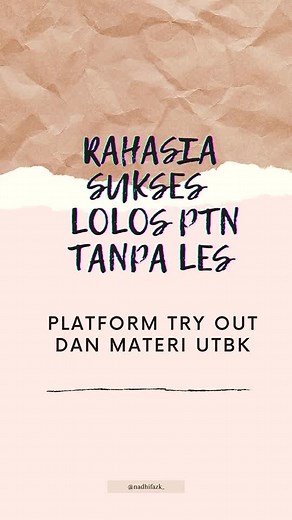 sesuai pengalaman pribadi dpt 6PTN🥺 #fyp #fypgak #fypgaknih #sbmptn #utbk #sbmptn2021 #snmptn #ptn #tryout #les #foryoupage #fk #utbk2021 #teknik #fk