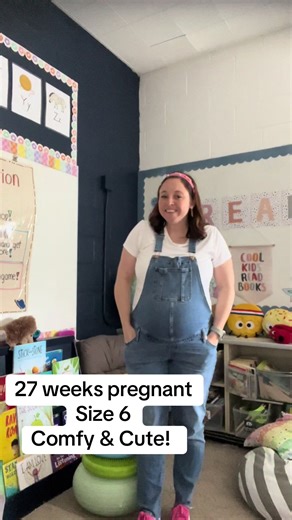 27 Weeks Pregnant: Comfy & Cute Outfit