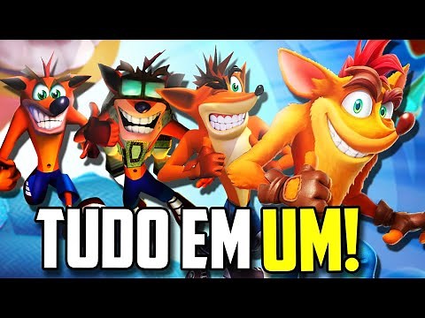 TODOS OS JOGOS DO CRASH BANDICOOT EM 1 ÚNICO VÍDEO!