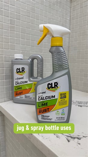 2.2K views · 11 reactions | The best of both worlds  Our Calcium, Lime & Rust Remover jug and Calcium, Lime & Rust Remover spray bottle each have different uses. Which one are you reaching for this week to help you with your cleaning projects? | CLR Brands | Facebook