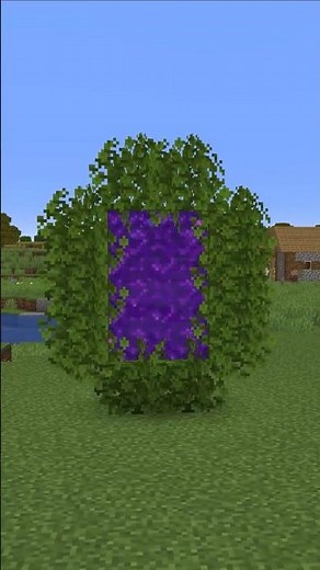 MINECRAFT 🔥 CUSTOM Nether Portal! 😮 thanks to a trick from the create mod! #shorts #minecraft