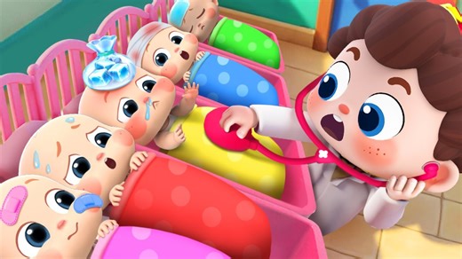 Ten Little Babies Boo Boo Song Take Care of Babies BabyBus 寶寶巴士 Yes! Neo 尼歐歐歐