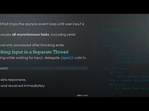 Fixing Immediate Communication in pyserial-asyncio Python 3.8 Client/Server with Async Input