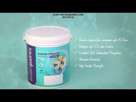 WATERPROOFING & HEAT PROOF (REDUCTION) - FOR TERRACE - DAMP PROOF ULTRA BY ASIAN PAINTS (SMARTCARE)