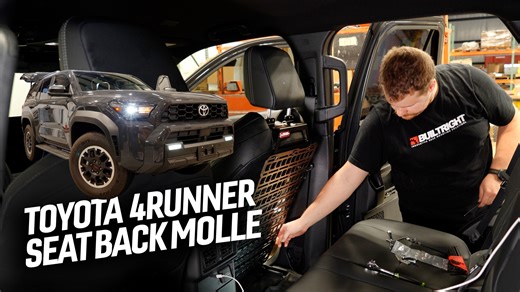 We're fabricating some highly anticipated gear for the new Toyota 4Runner and Tacoma! Follow along as Ryan prototypes a lower bracket for mounting our patented Seat Back MOLLE Panel Kit, and test fits the entire kit before finalizing the designs for production parts. This rugged, 11ga. steel modular gear storage and organization solution allows you to keep your most dangerous and essential gear secured within reach while out on the road or trail. Keep an eye out! This 2025 Toyota 4Runner Seat Ba