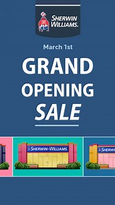 Ready to paint the town (for less)?  Join us on 3/1 to celebrate our new Frederickson store and save 40% on paints and stains. | Sherwin-Williams | Facebook