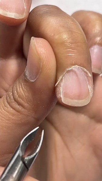 Deep cuticle cleaning #thenailden #thenaildenllc #nails #cuticles #fyp