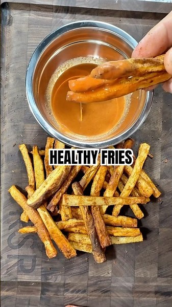 The Perfect Crispy Air Fried French Fries (Healthy + Easy!) 🍟🔥