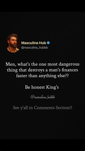 Weak men spend to impress. Strong men build wealth in silence. Discipline creates power, not excuses