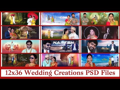12x36 Best Wedding Album Creations PSD Files | NN PHOTOSHOP 8309582412