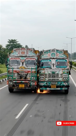 Insane Truck Crash Side By Side #Shorts #Crash #Truck#Viral #Accident
