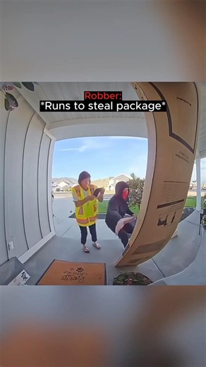The audacity is NEXT LEVEL! 🫢📦 #caughtoncamera #ringcamera