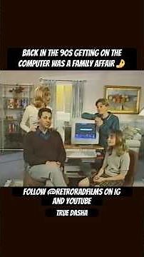 Using The Family Computer Back Then 😭 #90sNostalgia #FamilyComputer #90sKids #OldTech #throwback