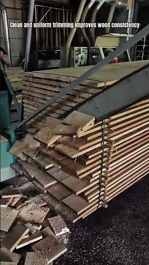 Timber Pack End Trimming Process Using Industrial Pack Saw Machine