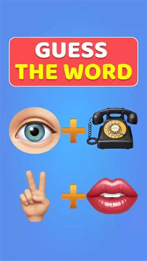 Can you guess these 7 words from emoji clues? ⏳ #quiz #lumyquiz