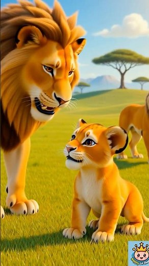 ROAR Like a Lion! 🦁🎵 Fun Kids Song #kidslearning #animation #lionking