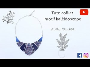Tuto collier motif kaléidoscope - La Petite Fimo d'Elle