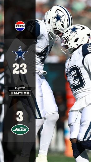 huge first half 🔥 #DALvsNYJ | Pepsi | Dallas Cowboys