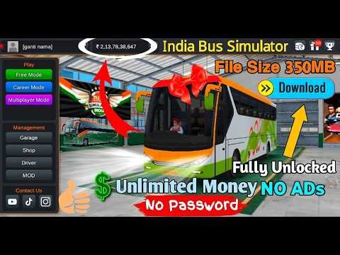 India Bus Simulator Unlimited Money MOD Apk__Bus Simulator Modify__India Bus Simulato New Updates
