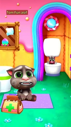 Mamaa Help me My Talking Tom 🤯 #shorts​ #tom​ #cute​ #challenge​ #cat​ #mytalkingtom2