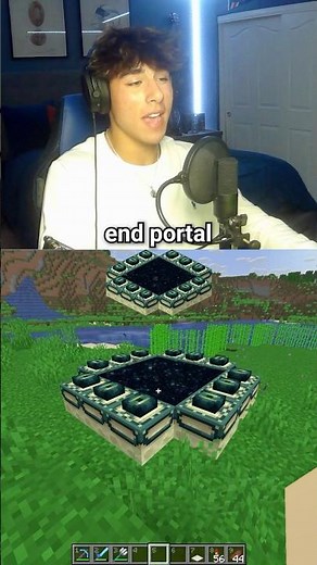 How to ACTUALLY build an END PORTAL #minecraft #shorts