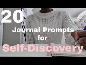 Struggling With Journaling? Watch This! 20 Journal Prompts for Self Discovery