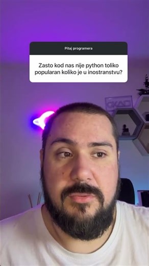 Zašto Python nije toliko popularan kod nas? #programming
