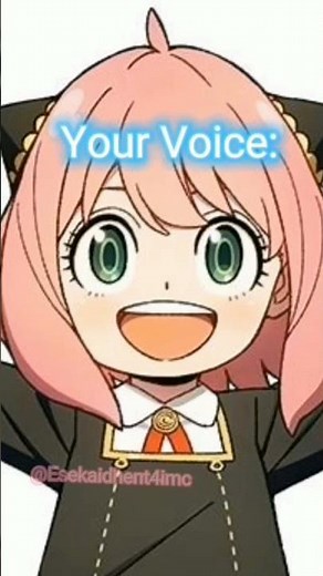 #anime #spyxfamily #japanese #voice acting Anya forger famous lines | Voice Acting challenge
