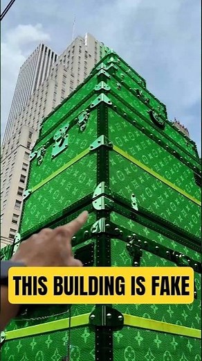 The Louis Vuitton Trunk Building in NYC