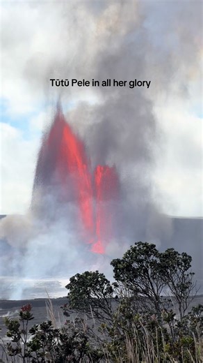 Mesmerizing 😍🌋 #volcano #hawaii #pele #kilauea #bigisland | pele