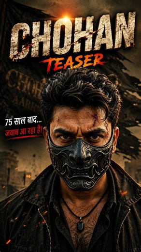 🔥 CHOHAN TEASER #shorts #shortvideo #ajaydevgan #chohan #movie #teser #trending #viral #ai